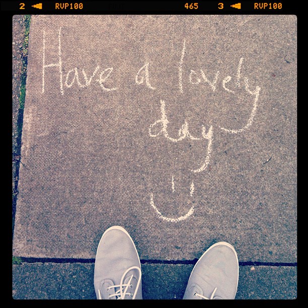 On my way to work. Made me #smile