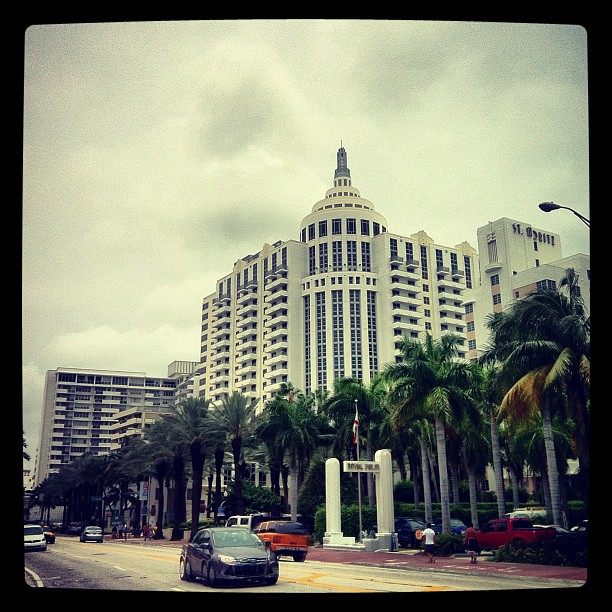 Cloudy in Miami.