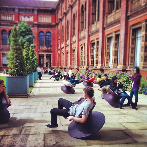 Cool chairs at V&A