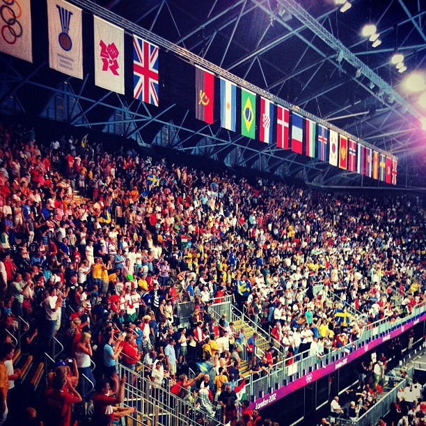 The sea of people. #london #olympics