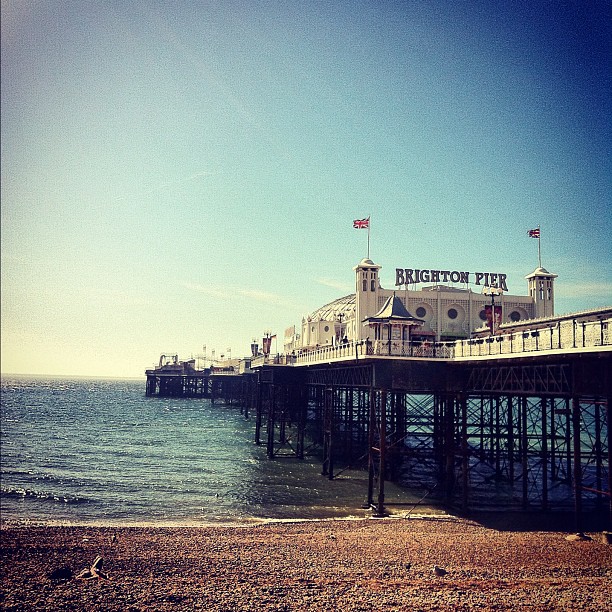 Nice and bright in #Brighton,  #England. #sea #pier
