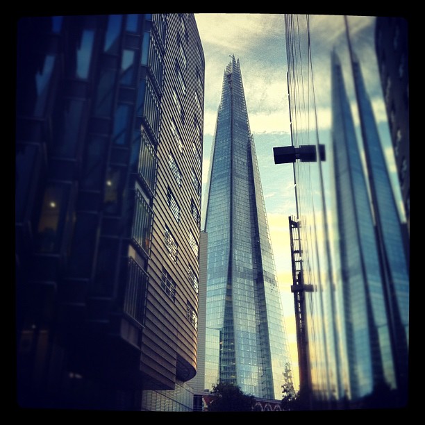 Mordor awaits. #london #architecture. The Shard.