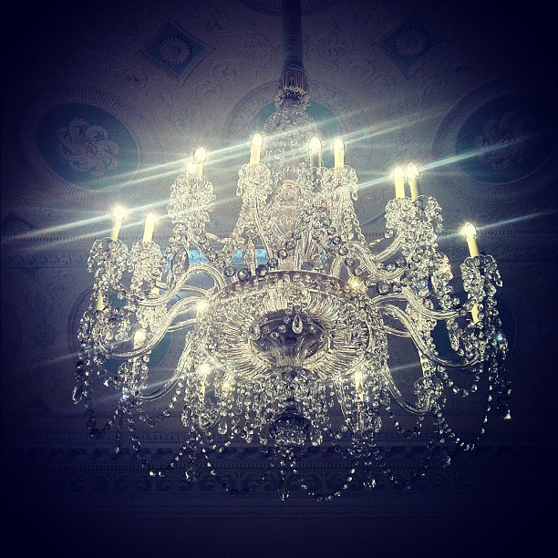 Adam Room's chandeliers. #vintage