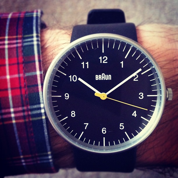 And here is the another addition. #classic #braun #design #watch