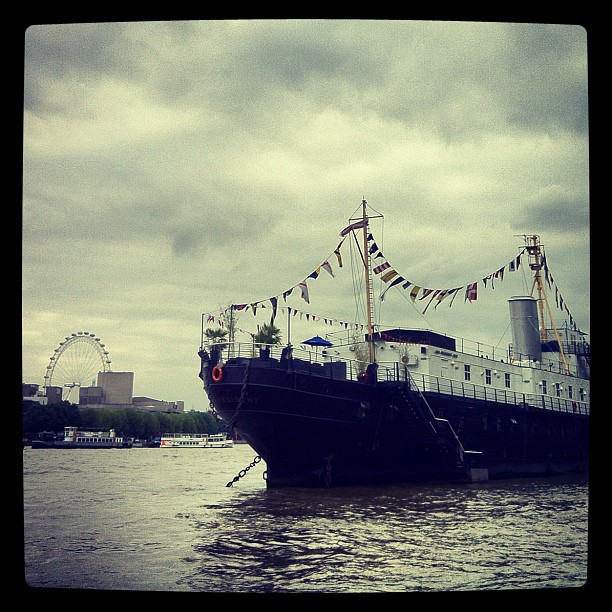 All abord #london #river #boat