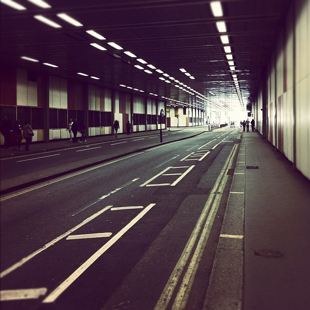 There's definitely the light in the end of the tunnel. #london #industrial