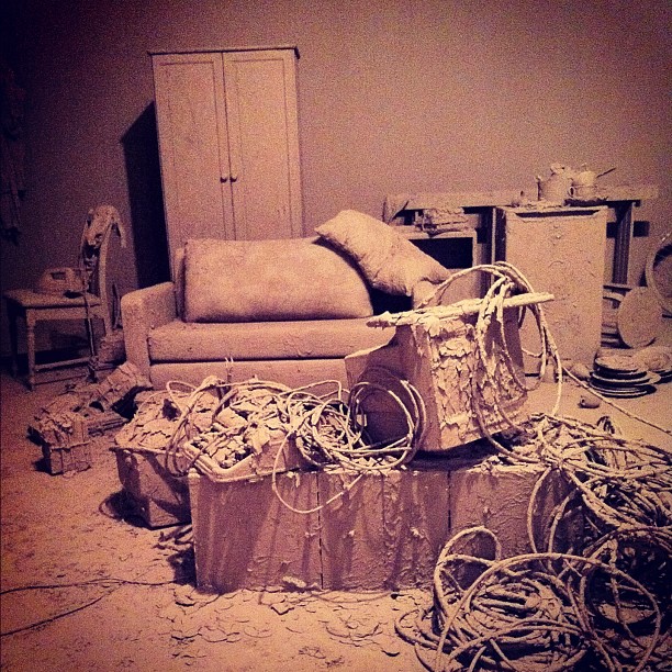 Does my room look messy to you? #art. covered in cleansing mud.