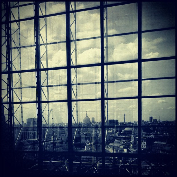 #london #city #skyline #sky #window #bw #architecture