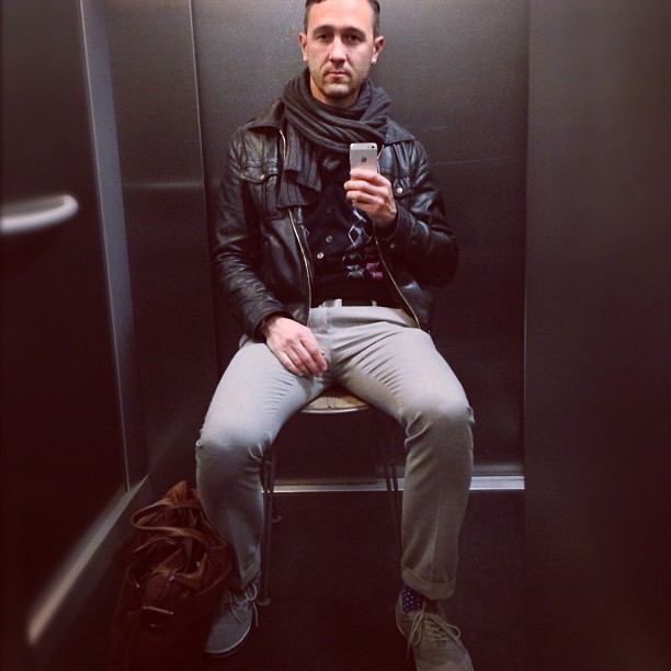 A lift for one. #me #me #me