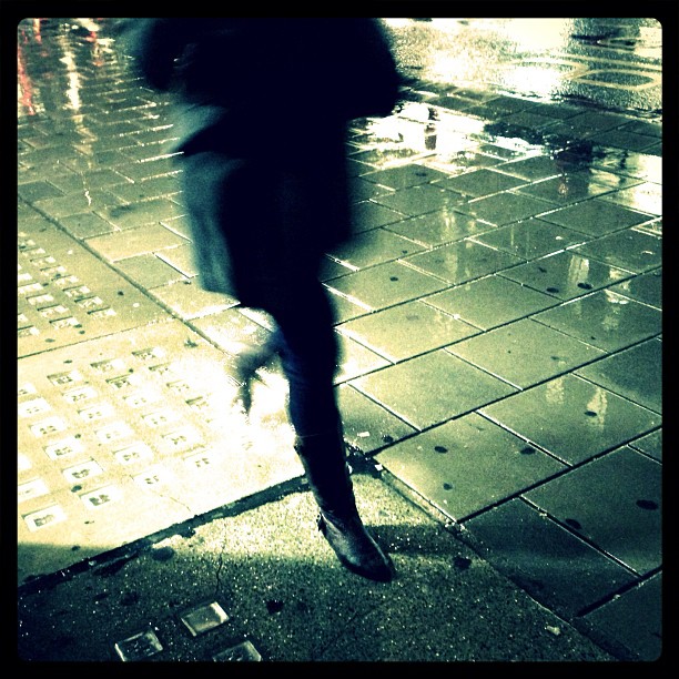 The colour if the #rain. #street #night #shadows