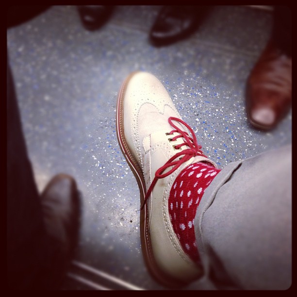 Hello #shoes, why are you so #boring? )) #underground #tube
