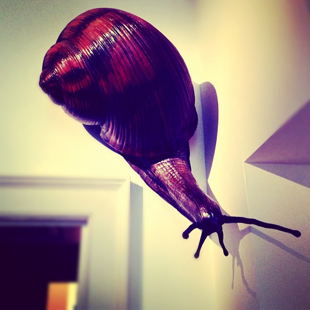 Look out! The #Giant #Snail! #art #gallery #london