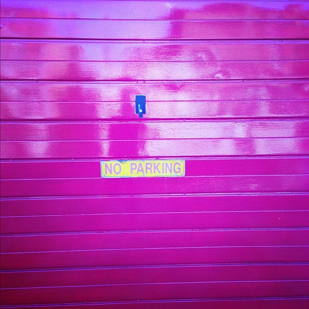 #garage #doorPinky #pink #street