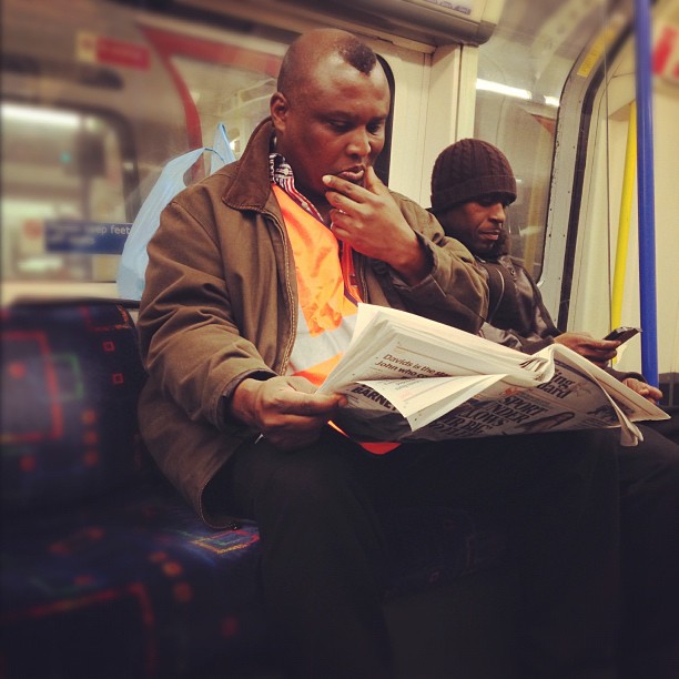#london #underground #people #tube