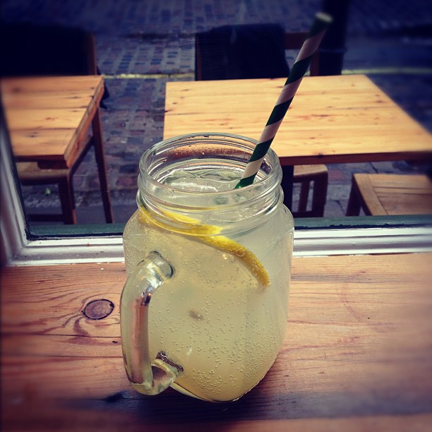 #homemade lemonade. waiting for the #burger. #food #soho #foodporn