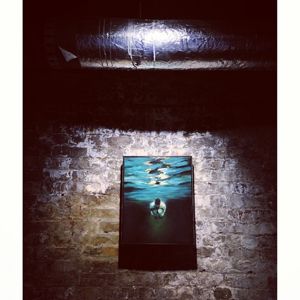Levitation. Down at Sommerset's Deadhouse. #art #london #gallery