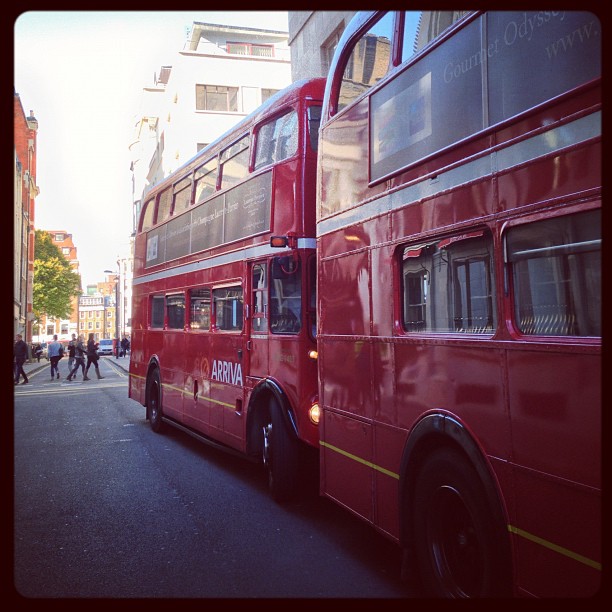 #london #bus #routemaster #soho #street