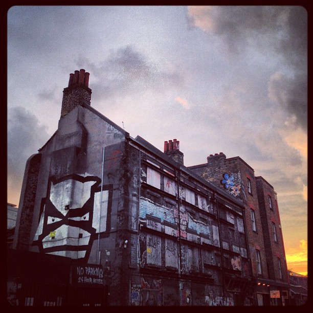 #london #eastlondon #architecture #street #sunset #sky #instagood #webstagram #iphoneonly