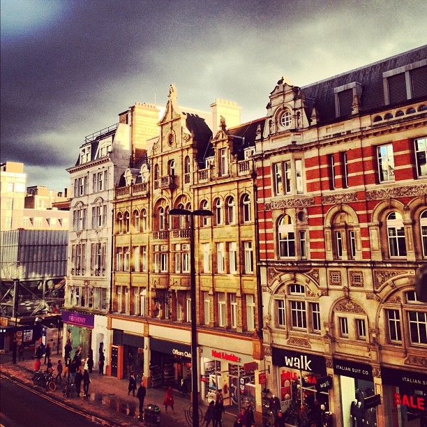 #sun spells over #oxfordstreet#london #architecture #street #autumn