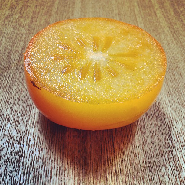 Sharon #fruit #season is on. #orange #food #foodporn #instagood #instamood #iphoneonly