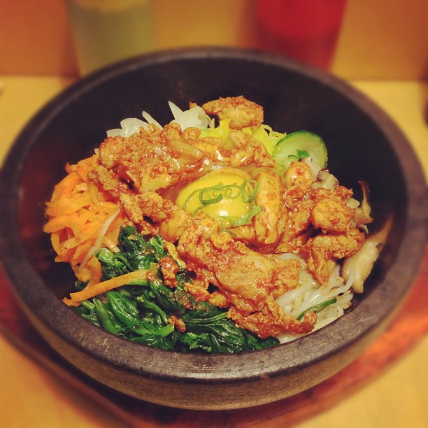 Back for more )#asian #korean #lunch #food #fooodporn #bibimbap #instafood #instagood #soho #london #iphoneonly