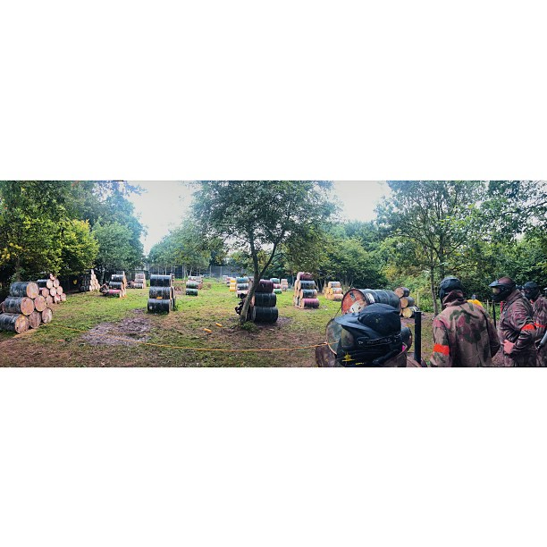 #dead men are watching. #panorama #uk #war #paintball #iphoneonly