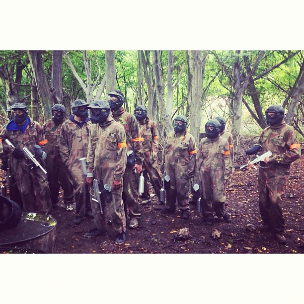 There will be no prisoners. #games adults play. #uk #war #forest #paintball #iphoneonly