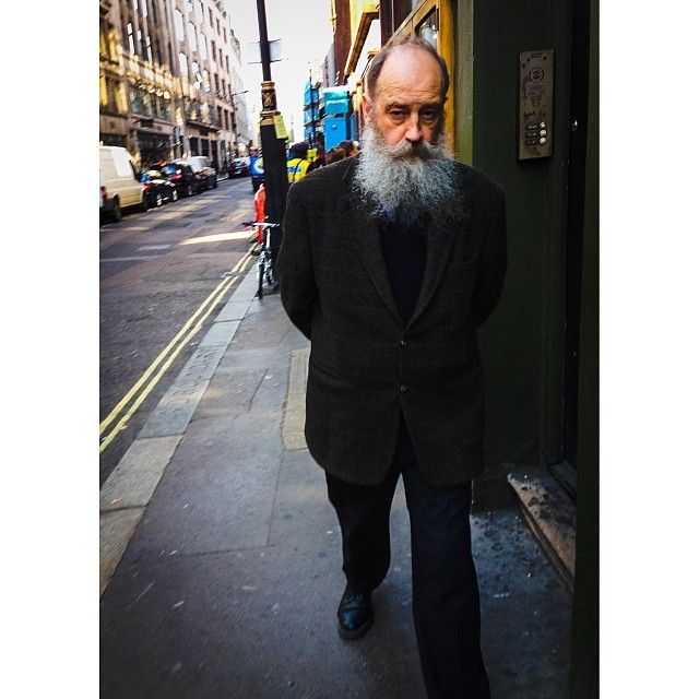 The greatest writer and time traveller  count Lev Tolstoy walking the streets of #Soho. #london#londonpop #london_only #ig_uk #ig_london #street #streetphoto #streetphotography  #igerslondon #igers_london #tolstoy #толстой #iphoneonly