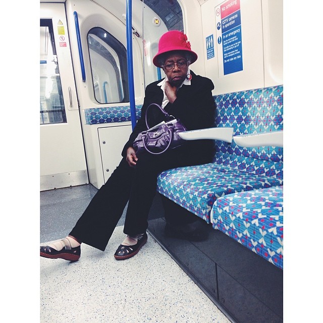 #granny#london #londonpop #london_only #ig_london #streetphoto #vsco #tube #underground #londonunderground