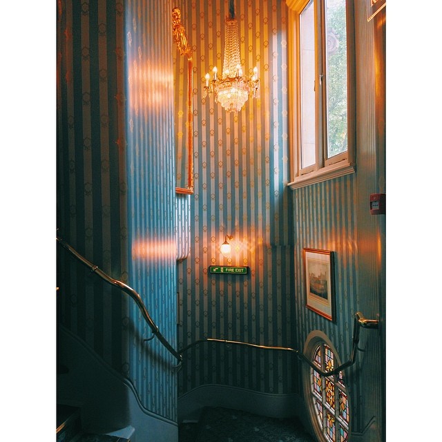 The interiors of the Wyndhams theatre. #london #londonpop #london_only #theatre #wyndhams #interior #vsco