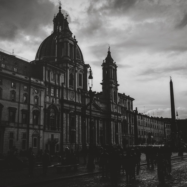 Rome. Year Unknown. #bnw #bnw_city #bnw_rome #bnw_city_architecture #blackandwhite #bw #street_bw #streetphoto