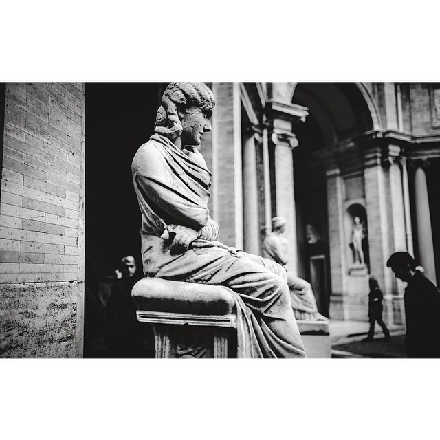 I promised more #culture. #vatican #museum #bnw #bnw_rome #rome