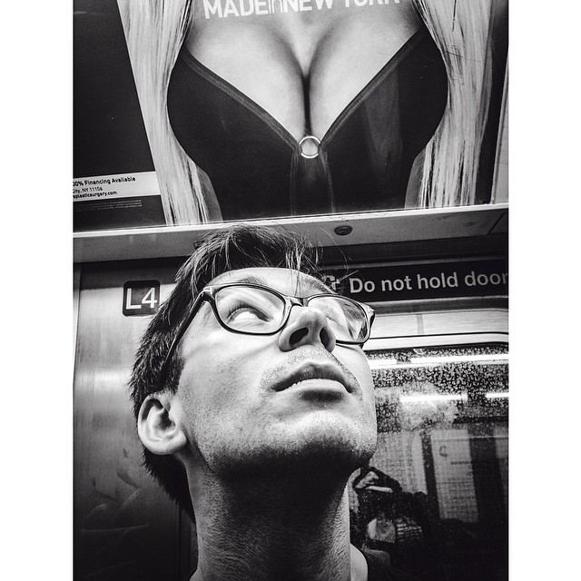 In deep thoughts.#madeinnewyork#nyc #subway #bnw#bnw_city #bnw_newyork #bnw_city_underground #bw #blackandwhite #newyork