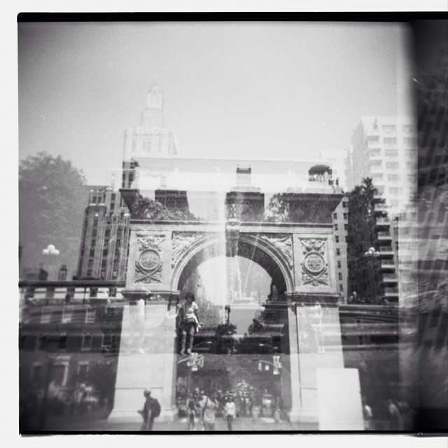 #nyc. #multipleexposures. #lomo #holga #film #120mm #bw #bnw #doubleexposure #blackandwhite #bnw_nyc #bnw_city #bnw_newyork #bnw_city_architecture