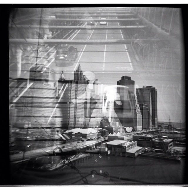 #ghost #city#nyc #multipleexposures. #lomo #holga #film #120mm #bw #bnw #doubleexposure #blackandwhite #bnw_nyc #bnw_city #bnw_newyork #bnw_city_architecture