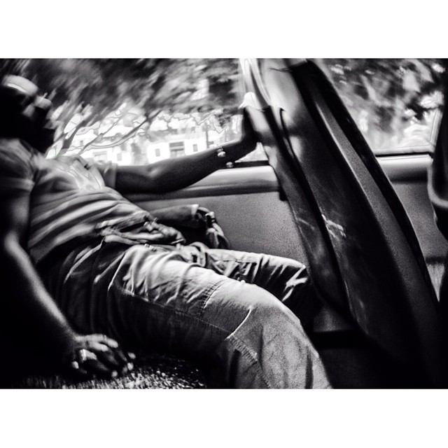 'Easy there driver man!' #bnw #bw #blackandwhite #bnw_city #candid