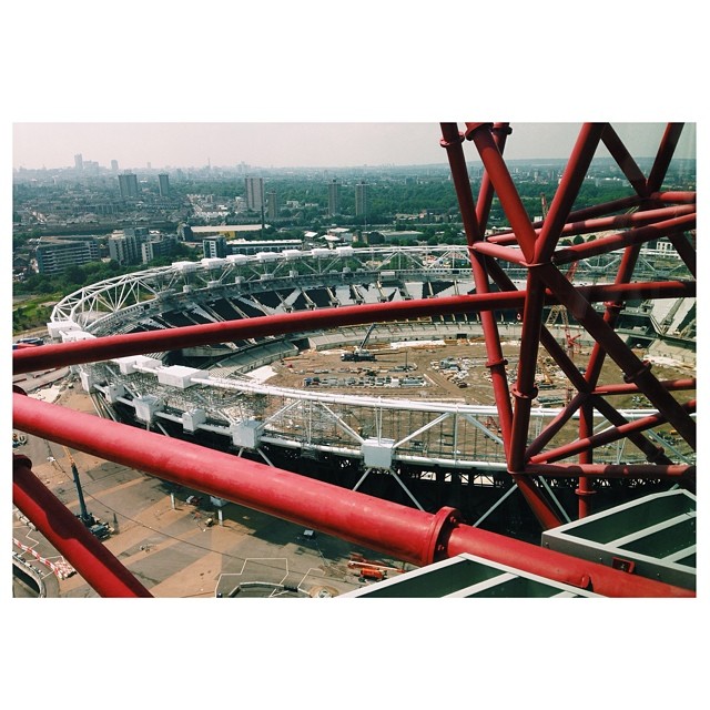 Disassembling #Olympic stadium. As seen from #londonorbit. #sad#london #londonpop #london_only #ig_london #vsco #architecture